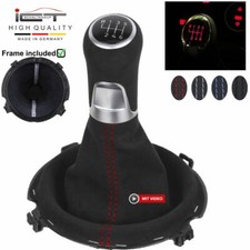 ICT Schaltknauf für Audi TT TTS 8J 6G Schaltsack LED Alcantara B37