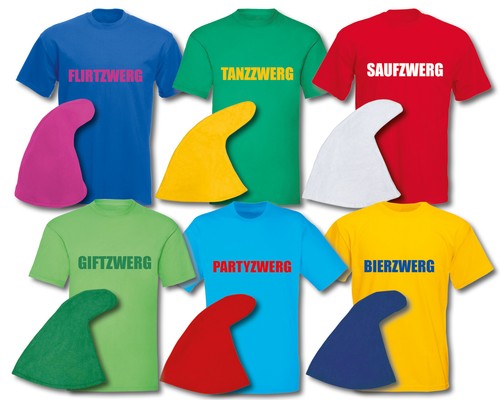 Shirt zwerg kostüm - t-shirt,