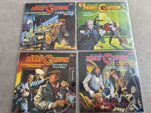 Hörspiel lps perry clifton - 4x,