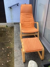 Ikea Poäng Sessel und Hocker
