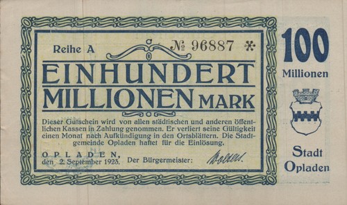 Opladen stadt 100 - stadt,