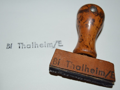 Alter ddr holzstempel - ddr,