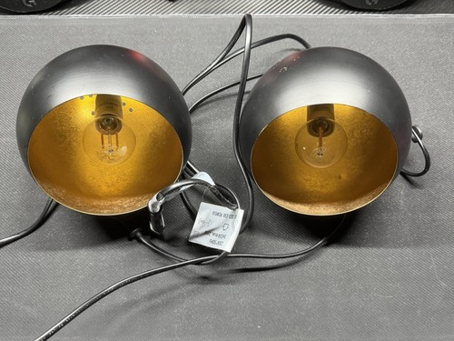 2er set tischlampe schwarz - 2er,