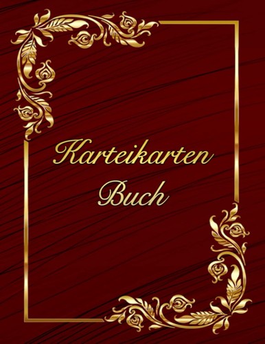Karteikartenbuch für