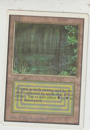 Karte bayou unlimited - bayou,