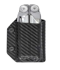 Gürtelhalter Holster  Carbon Design / Kydex  für Leatherman Wave WAVE+  no tool