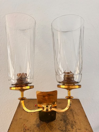 Zwei alte wandlampen artdeco - alte,