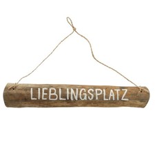 Holz Schild "Lieblingsplatz"