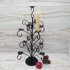 Kerzenständer Baum Vintage Metall Kerzenhalter 9 Kerzen Retro 35cm