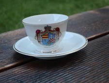 Großherzogtum Oldenburg i. O. Handgemalte Porzellan Sammeltasse