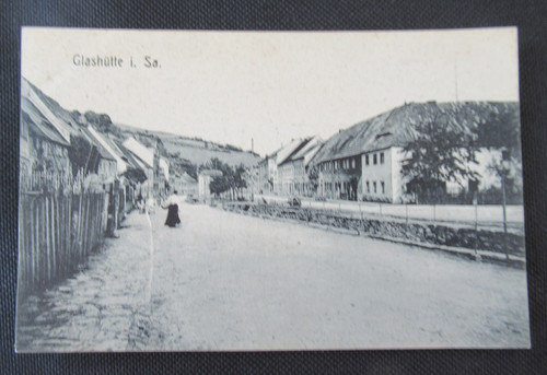 Alte ansichtskarte straße - alte, in