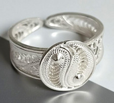 Handgefertigter Yin-Yang 925er