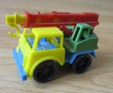 DDR Spielzeug Mini Baufahrzeug Kranwagen