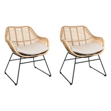 2er Set Dining Gartenstuhl