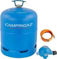 Campingaz R 907 Gasflasche gefüllt 2,75 kg Butangas 0,8m Schlauch 50mBar Regler