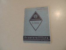  Reprint Ersatz teil e Liste