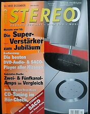 STEREO 12/03, FOCAL MICRO UTOPIA Be,706 S,B&O BEOCENTER 2,CYRUS FM X,CD 8,CLS 50