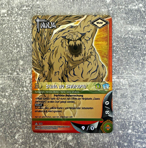 Bandai naruto card - card, suna