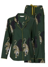 Cyberjammies Damen oliv Leopardenmuster Pyjama-Oberteile oder Unterteile 12 14 16 18