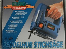 "King Craft" Pendelhub Stichsäge; 3-stufig  mit Sägeblättern / 1 Inbusschlüssel