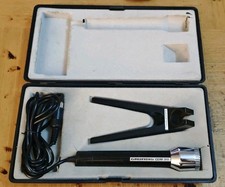 Grundig GDM 313 Dynamisches Tischmikrofon im Originalkoffer, getestet, Vintage 