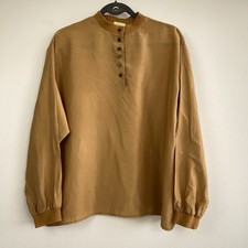 Vintage Seide-Hemd Bluse