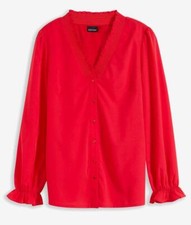 Bluse mit Smok-Detail Gr. 36