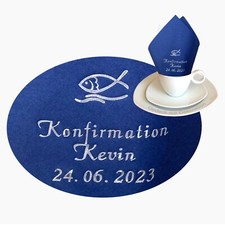 40 Servietten Konfirmation Jugendweihe Kommunion Lebenswende Tischdeko bedruckt