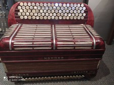 Akkordeon Hohner Morino Artiste IV C, rot Musette