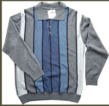 Herren Polo Strickpullover Gr
