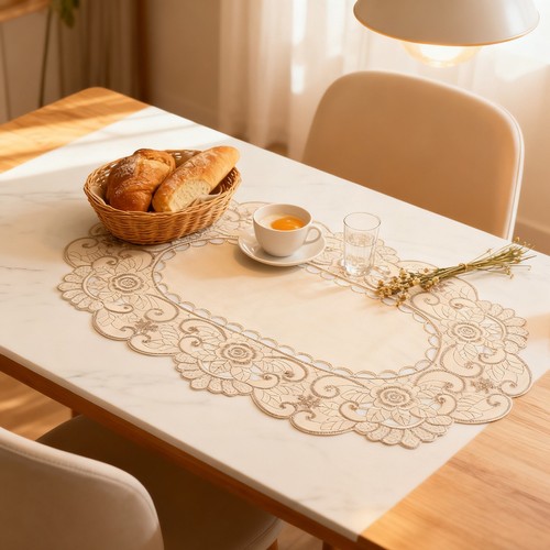Weiß tischdecke bestickt - tischdecke,