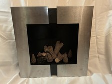 Gel- und Ethanol Design Wand-Kamin 65 cm Edelstahl Gelkamin Ethanolkamin Kamin