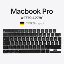 Taste & Scharnier MacBook Pro 2023 M2 Pro Max A2779 A2780 DEUTSCH QWERTZ Ersatz