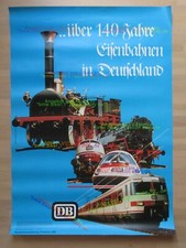 [#6] Poster limitiert "DB / Deutsche Bundesbahn - ...über 140 Jahre Eisenbahnen"