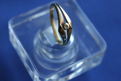Ring 585 gold diamant - k,