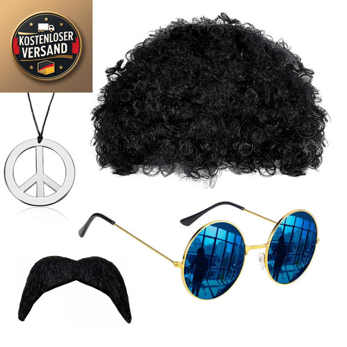 60er hippie outfit - hippie, afro