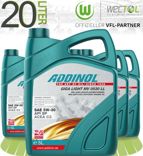 Addinol giga light 0530 ll - mv,