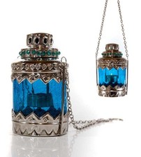 PTMD Orientalische Metall Laterne inkl. LED Teelicht,40cm,Windlicht,Glas,NEU