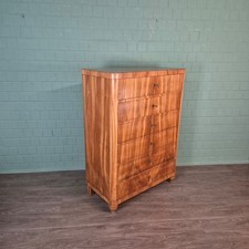 27518 Hochkommode Biedermeier