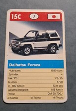 Daihatsu Feroza - 15C - Einzelkarte - Quartett (6)