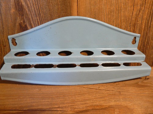 Löffelblech halter blau - halter,
