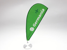 GERMANIA Airline Mini Beachflag Tischfahne Tischaufsteller 37 cm hoch