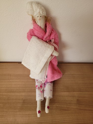Tilda bademantel puppe - -,