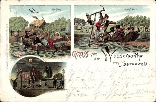 Mondschein litho spreewald - litho,