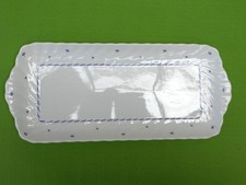 Seltmann Weiden Regina Mücke blau. 1 Königskuchenplatte 34 x 15 cm .