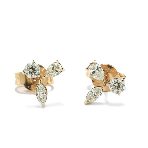Diamant ohrringe trilogie der - diamant-ohrringe,
