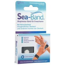 SEA-BAND Akupressurband f.Erwachsene schwarz PZN 18036139