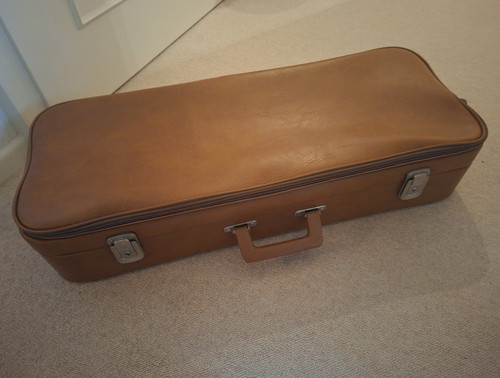 Vintage koffer lederoptik - vintage,