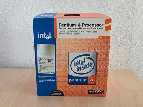Intel pentium cpu 630 - pentium, (4)