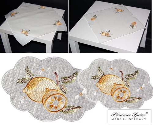Plauener spitze tischdecke - plauener,